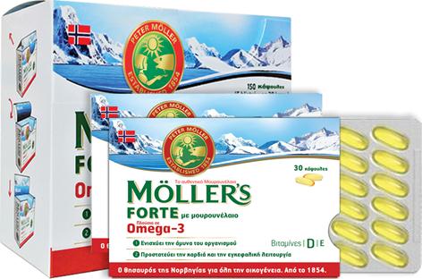 Apollonian Nutrition MOLLER'S FORTE (BLISTER), 150 CAPS