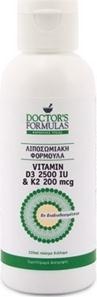 DOCTOR'S FORMULAS VITAMIN D3 2500 IU & K2 200 MCG 120ML